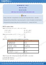 Đề thi học kì 1 Toán 8 - Đề số 1 - Cánh diều